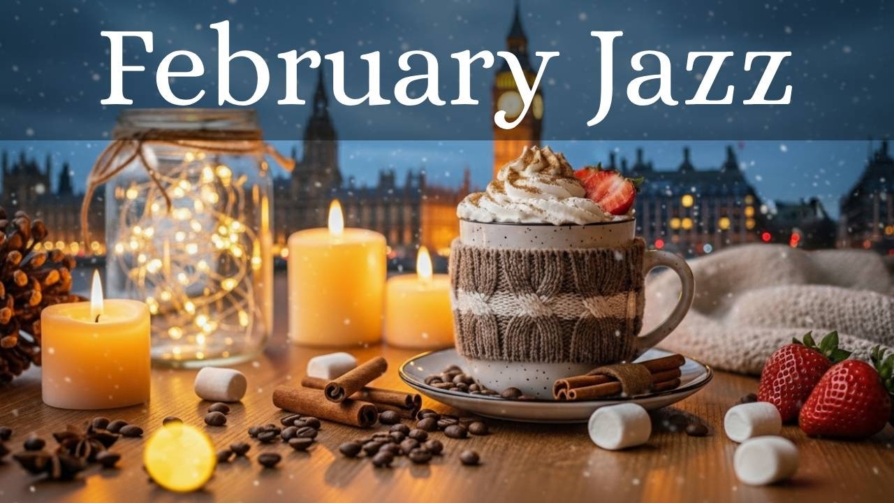 Cozy February Jazz ☕ Relaxing Sweet Piano Jazz and Gentle Bossa Nova for Relaxing & Focus