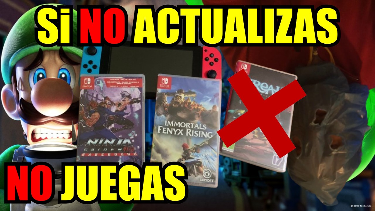 Nintendo Switch y la OBLIGACIÓN de Actualizar los Videojuegos 🎮 Desprecintando Juegos #22