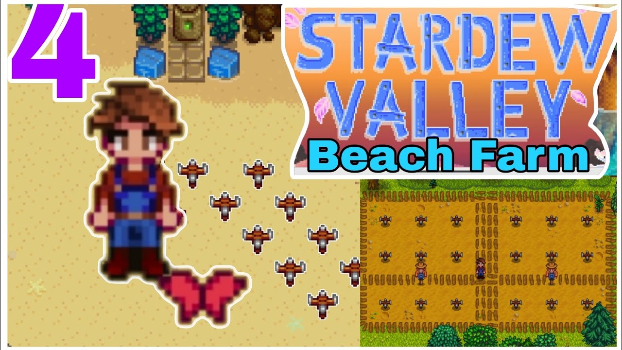 Sprinklers on Beach Farm - Episode 4 Stardew Valley Beach Farm