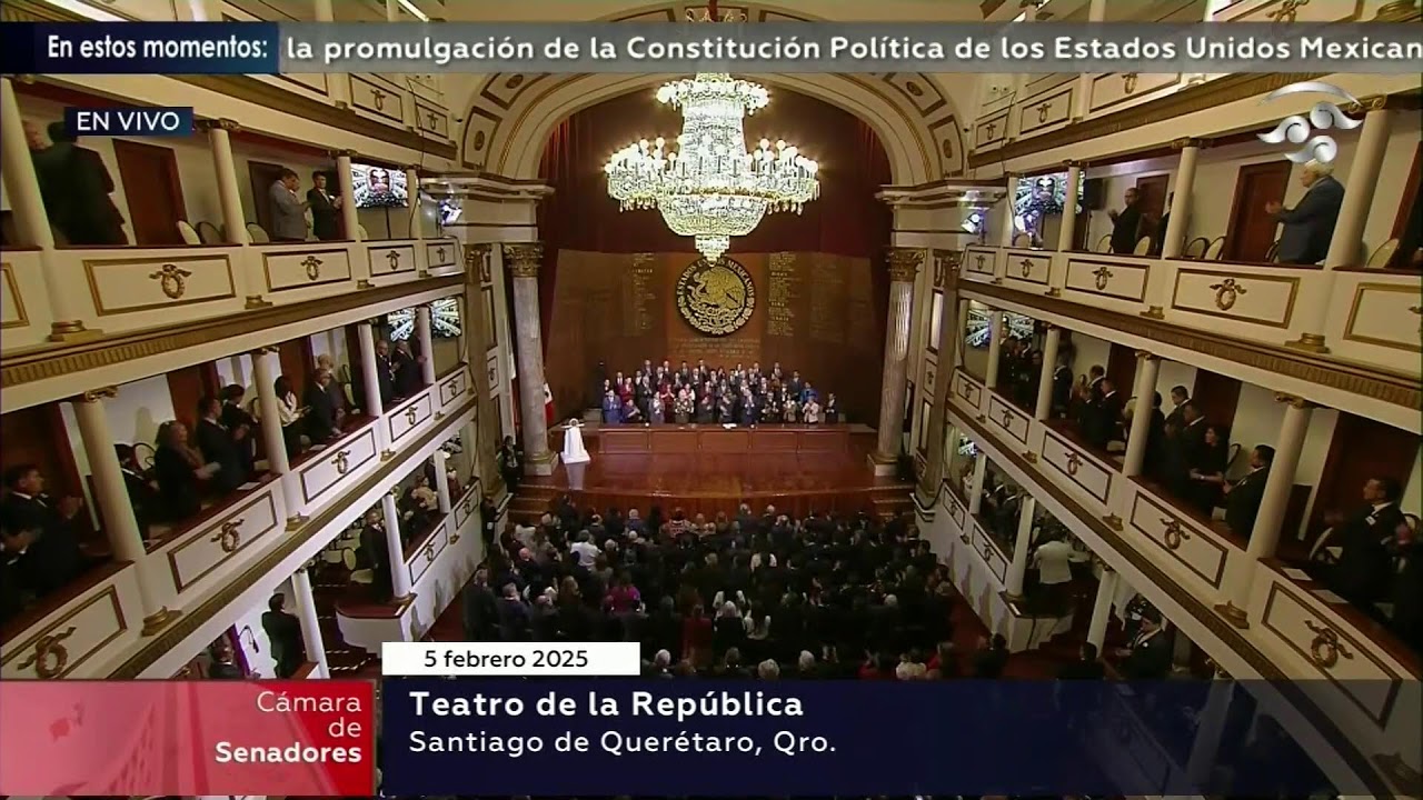 Ceremonia por el 108 Aniversario de la Constitución de 1917, del 5 de febrero de 2025