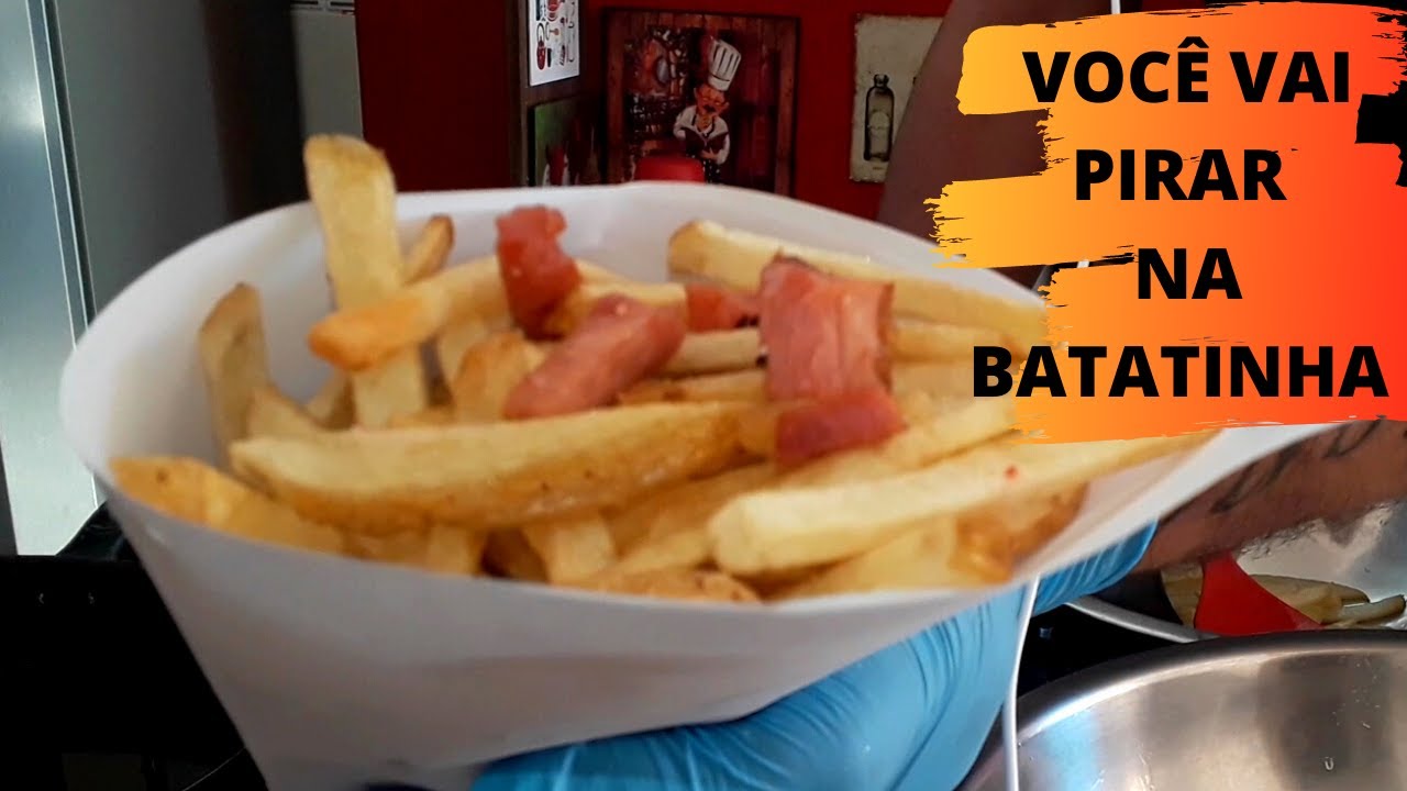 COMO FAZER BATATAS FRITAS! VOCÊ VAI PIRAR NA BATATINHA