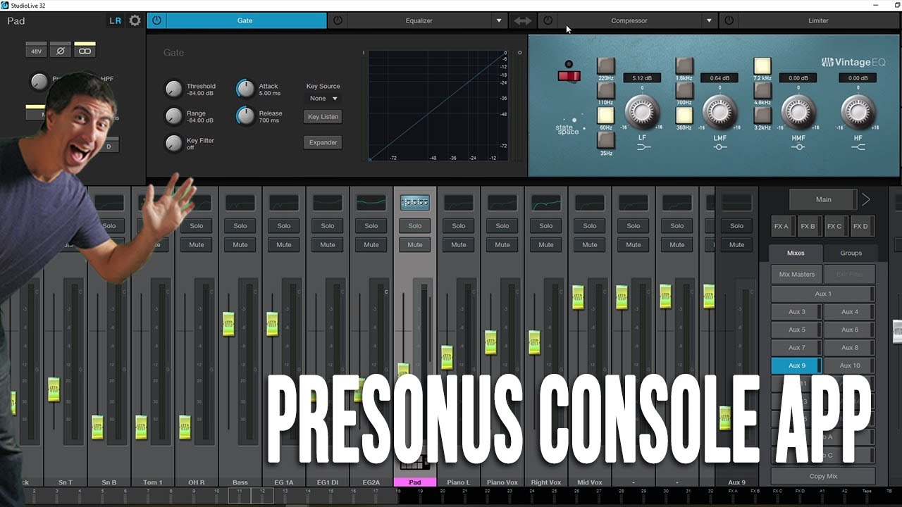 Универсальное управление PreSonus StudioLive Series iii || Приложение для дистанционного управлен...