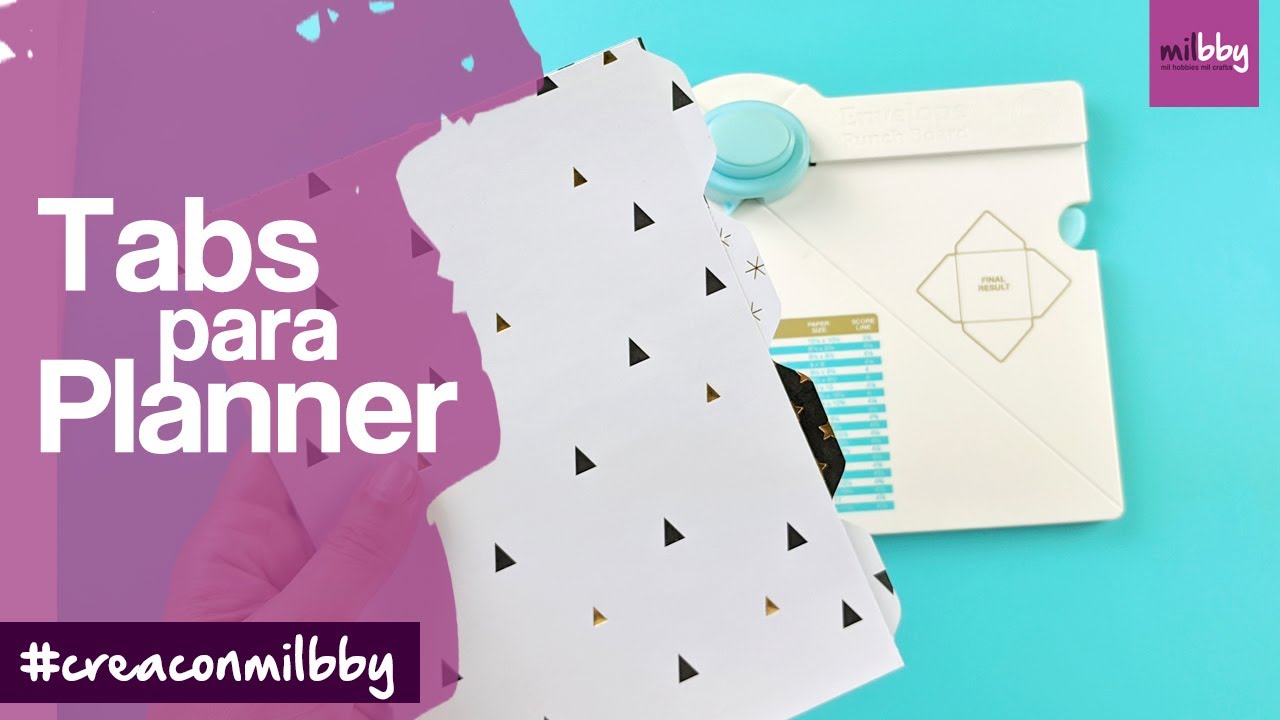 Tabs para Planner 🗂 | Envelope Punch Board Ideas 💡