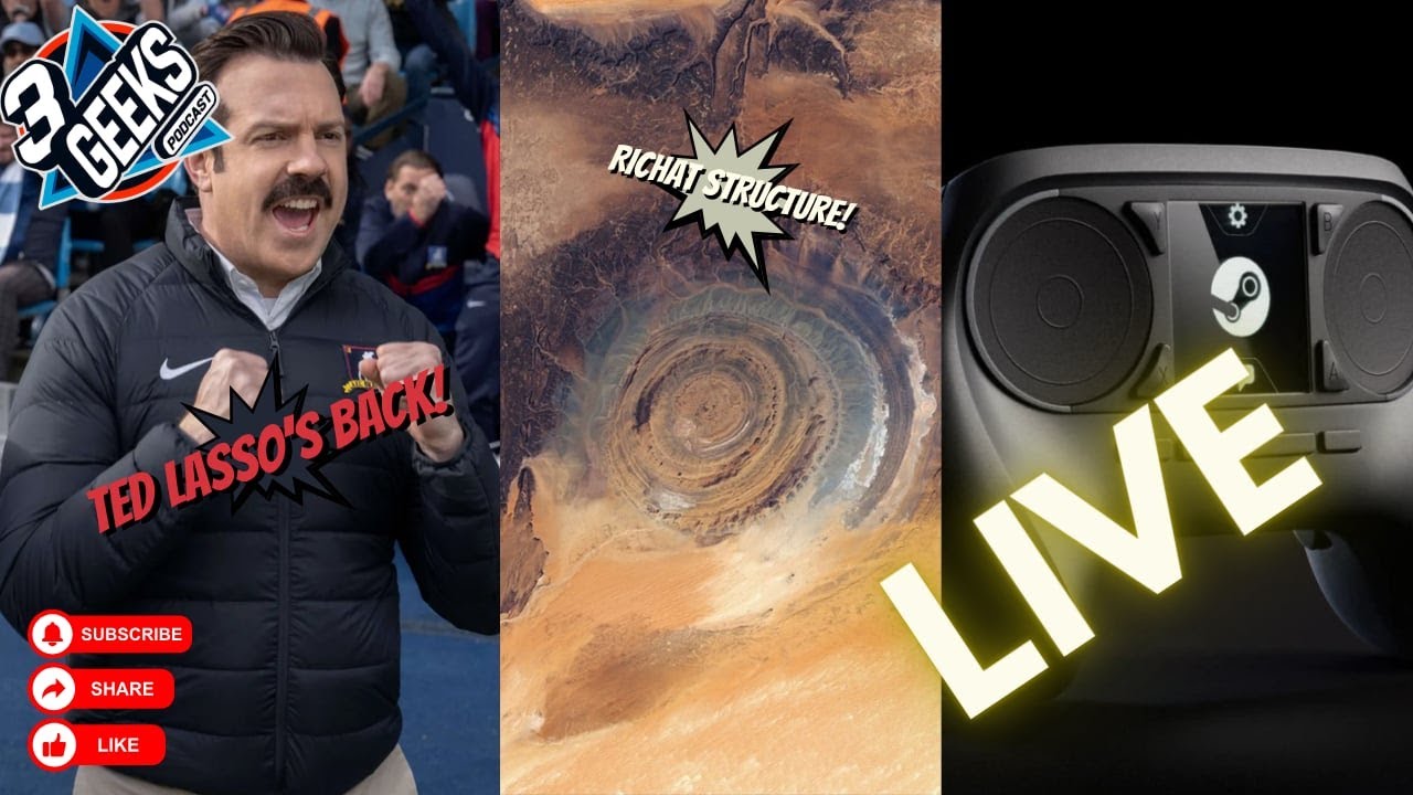 Ted Lasso Returns, Insane Zoo Story & Gaming + Science News | 3 Geeks Podcast