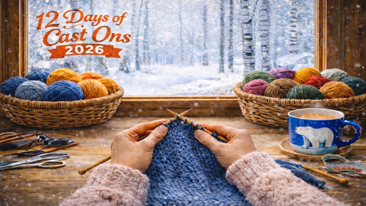 12 DAYS OF CAST ONS 2026 - DAY 8 - IT'S KNITTING TIME AGAIN - #yny12castons2026