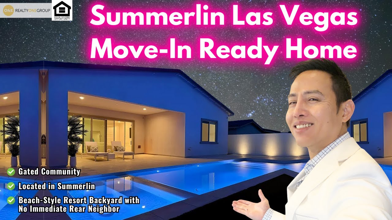 Luxury Single Story Home For Sale In Summerlin Las Vegas