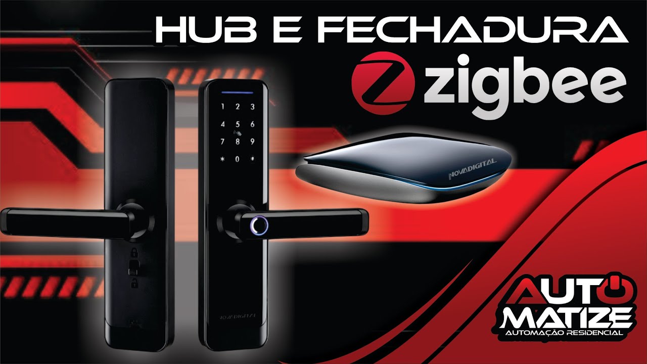 Configuramos um HUB e uma FECHADURA ZIGBEE! - Aprenda E Automatize
