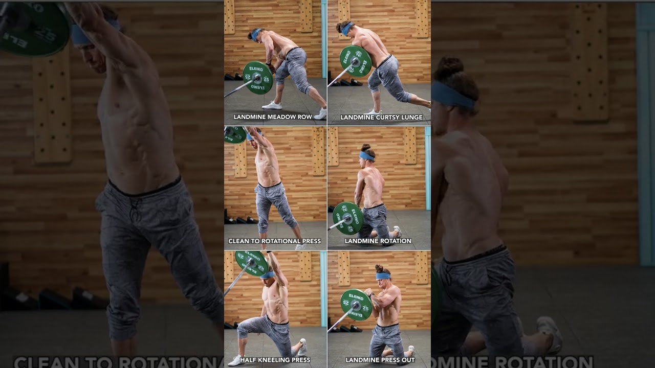 Stability Meets Range Of Motion With These Landmine Exercises #SHORT