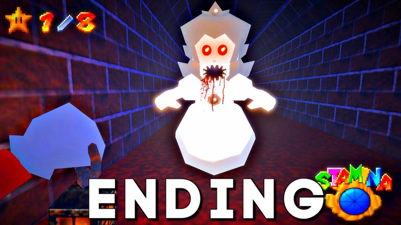 [MARIO.EXE FANGAME] Another Princess is in Our Castle - Full Walkthrough Gameplay(SHORT HORROR GAME)