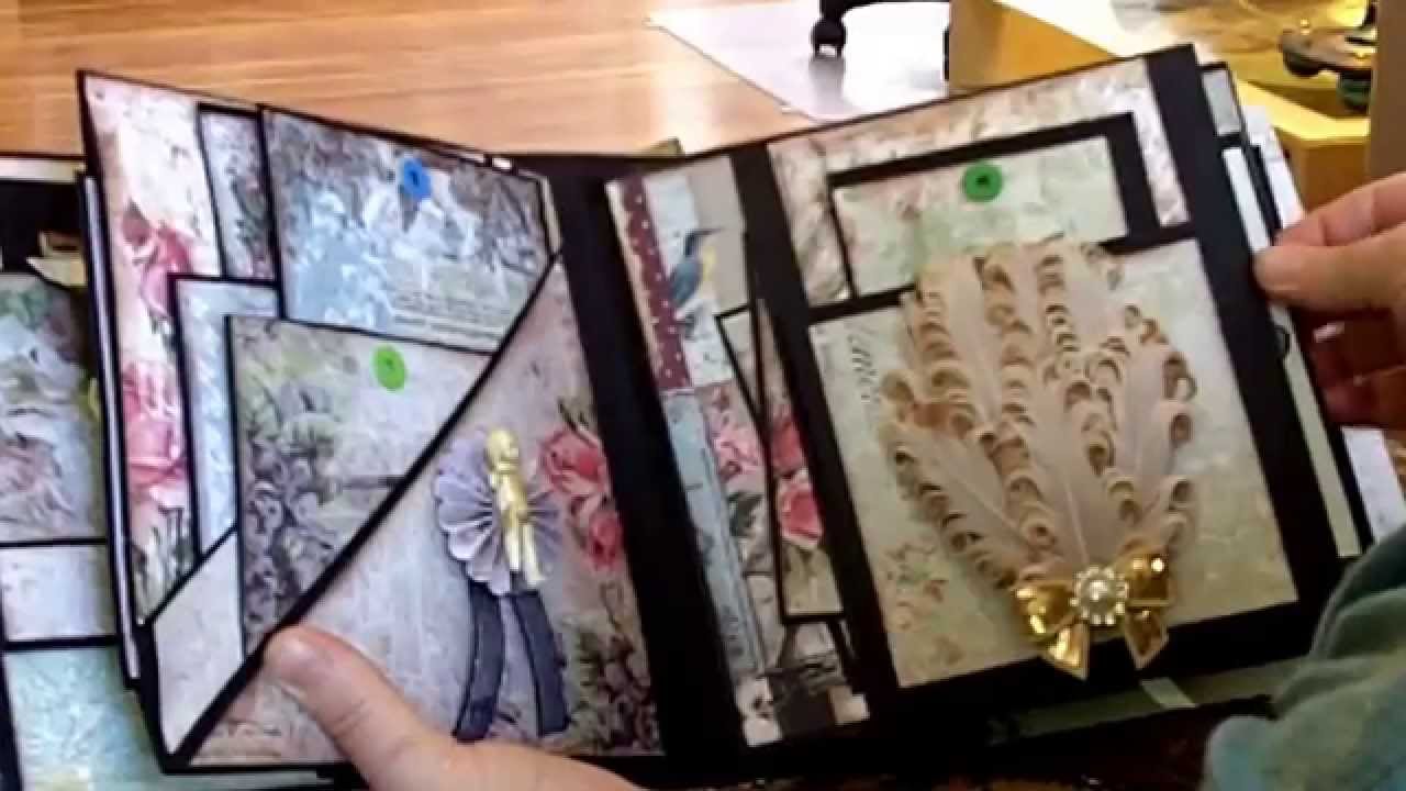 A Victorian Keepsake Handmade Memory/Photo Album OOAK