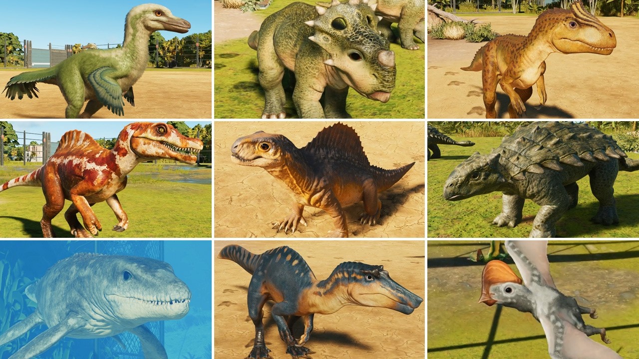 Jurassic World Evolution 3 - ALL BABY DINOSAURS