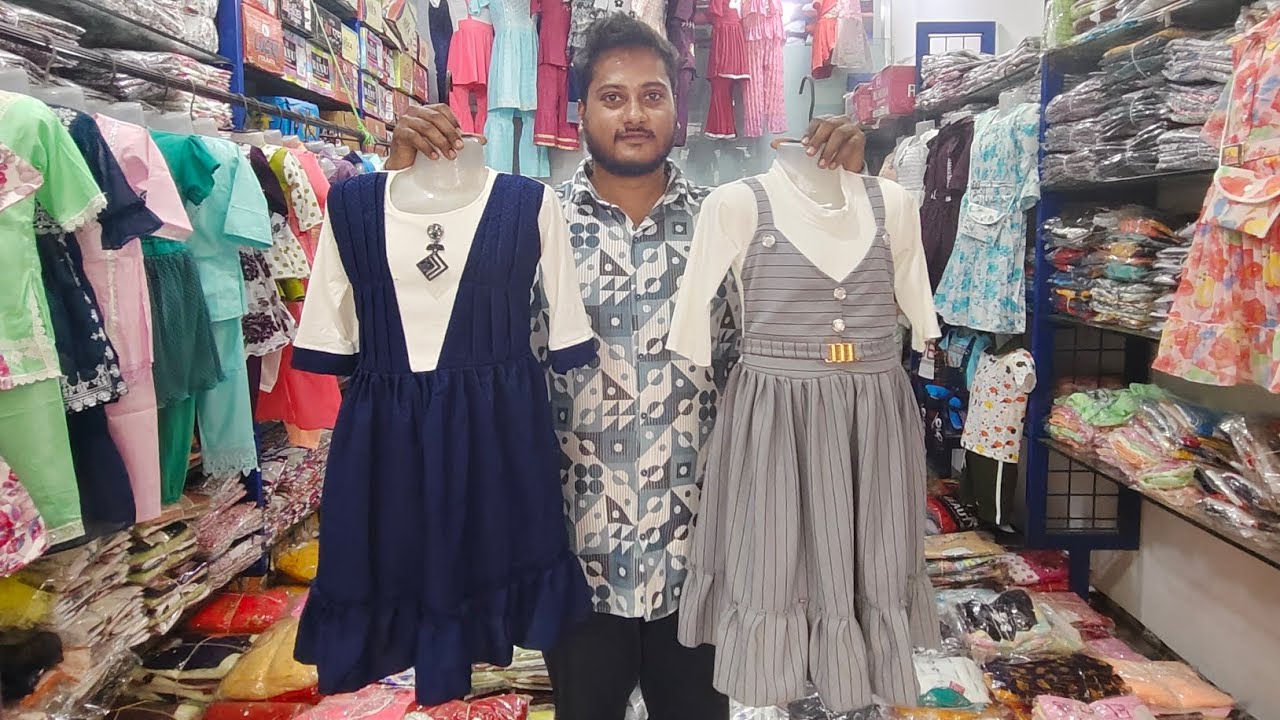 Rs110 Latest Western Frocks | Madina Wholesale Market | Hyderabad Biggest Manufacturer | New Fashion
