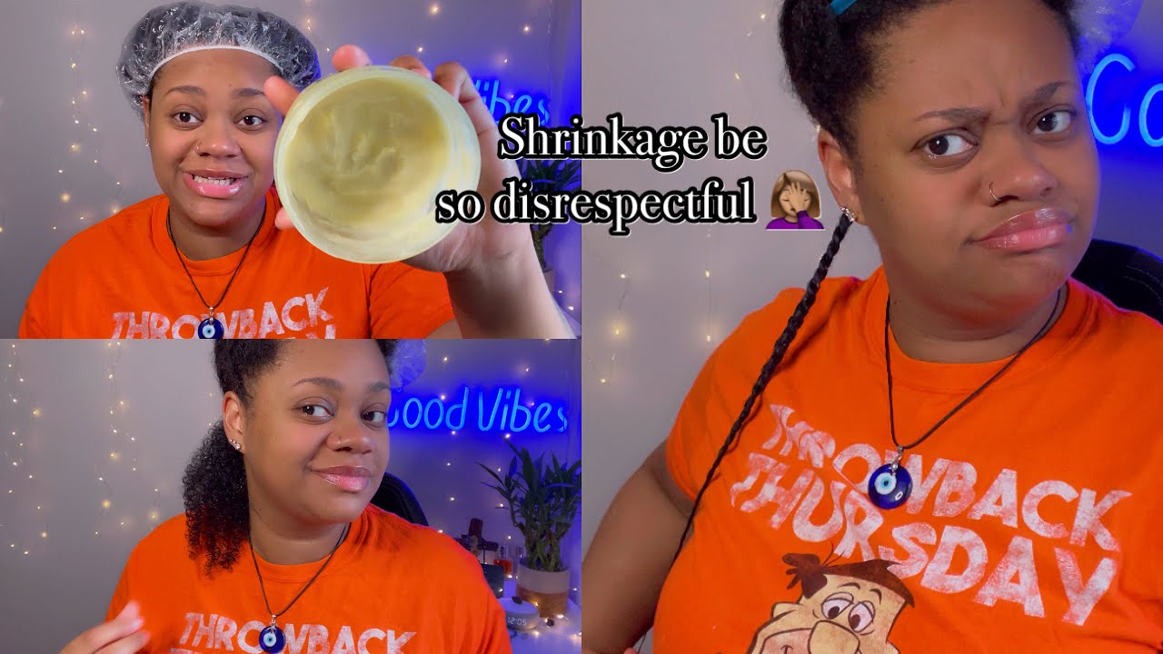 FIRST TIME USING COCOA BUTTER ON MY NATURAL HAIR | BODY AND HAIR BUTTER ALL IN ONE?!