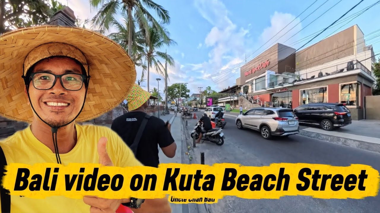 Kuta Beach Street in real life, Come along with me 