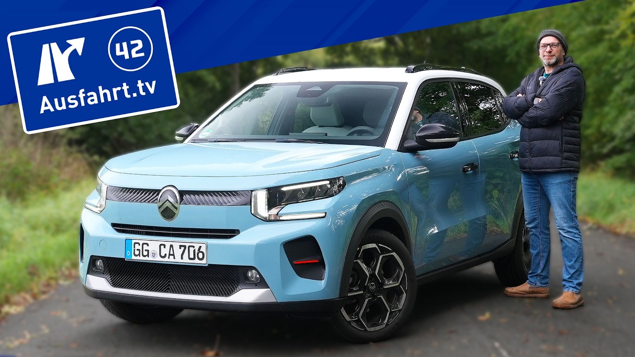 2025 Citroen C3 MAX Turbo 100 - Kaufberatung, Test deutsch, Review, Fahrbericht Ausfahrt.tv