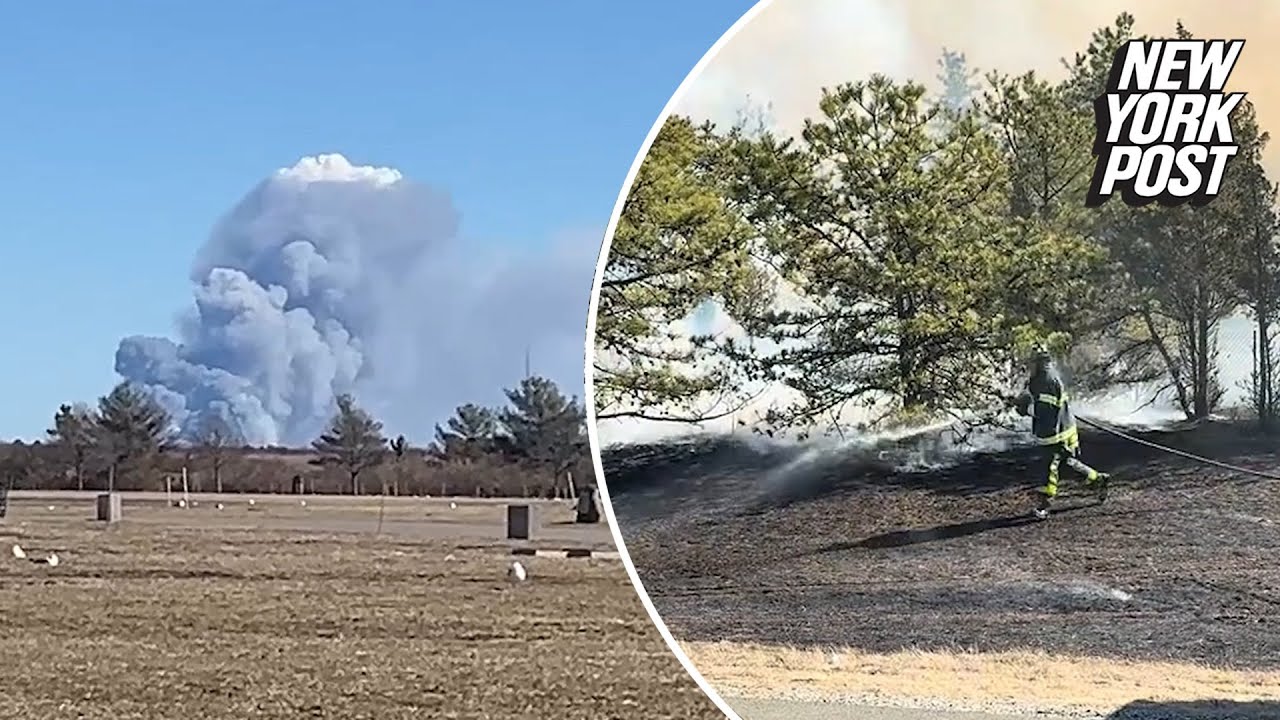 Brush fires break out on Long Island, sparking ‘large-scale’ response