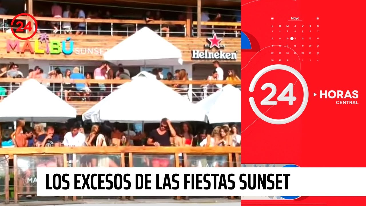 El cara y sello de las populares fiestas de Reñaca: Las polémicas Sunset | 24 Horas TVN Chile