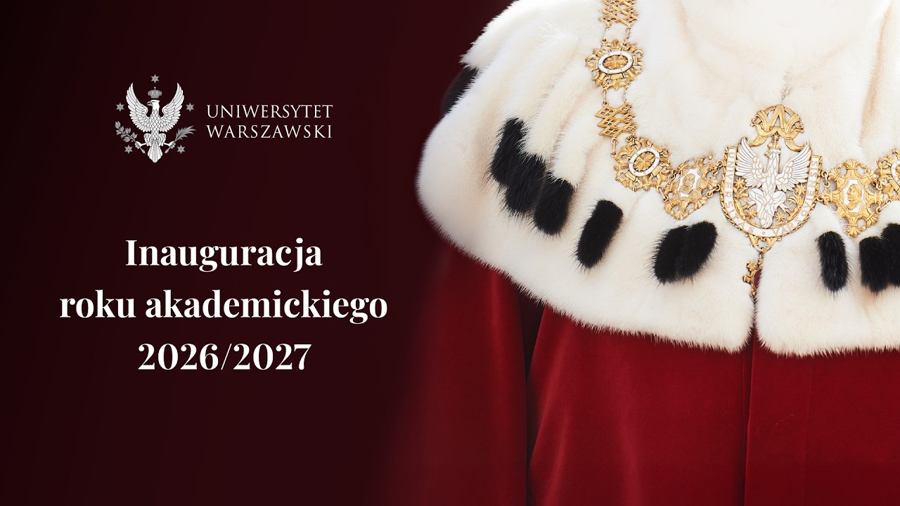 Inauguracja roku akademickiego 2026/2027 na Uniwersytecie Warszawskim (w języku migowym z napisami)