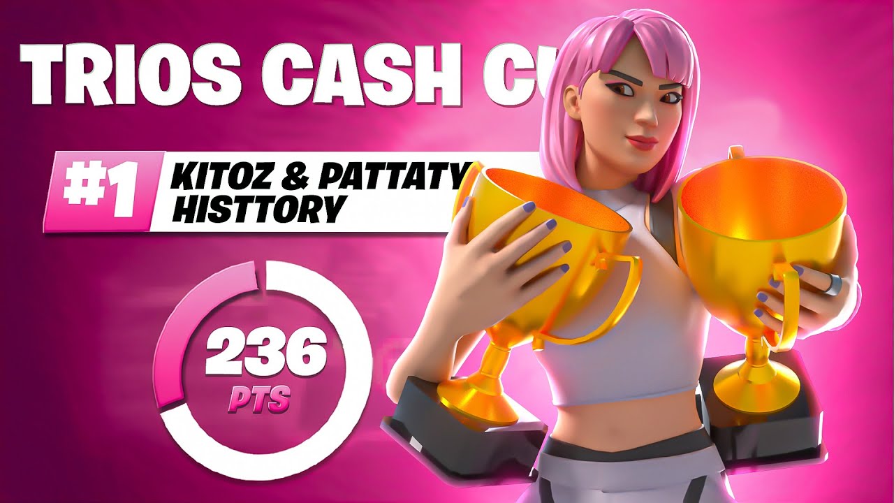 GANHEI A PRIMEIRA TRIO CASH CUP DA SEASON COM MEU NOVO TRIO 🏆 (1st TRIO CASH CUP & R$ 8200)