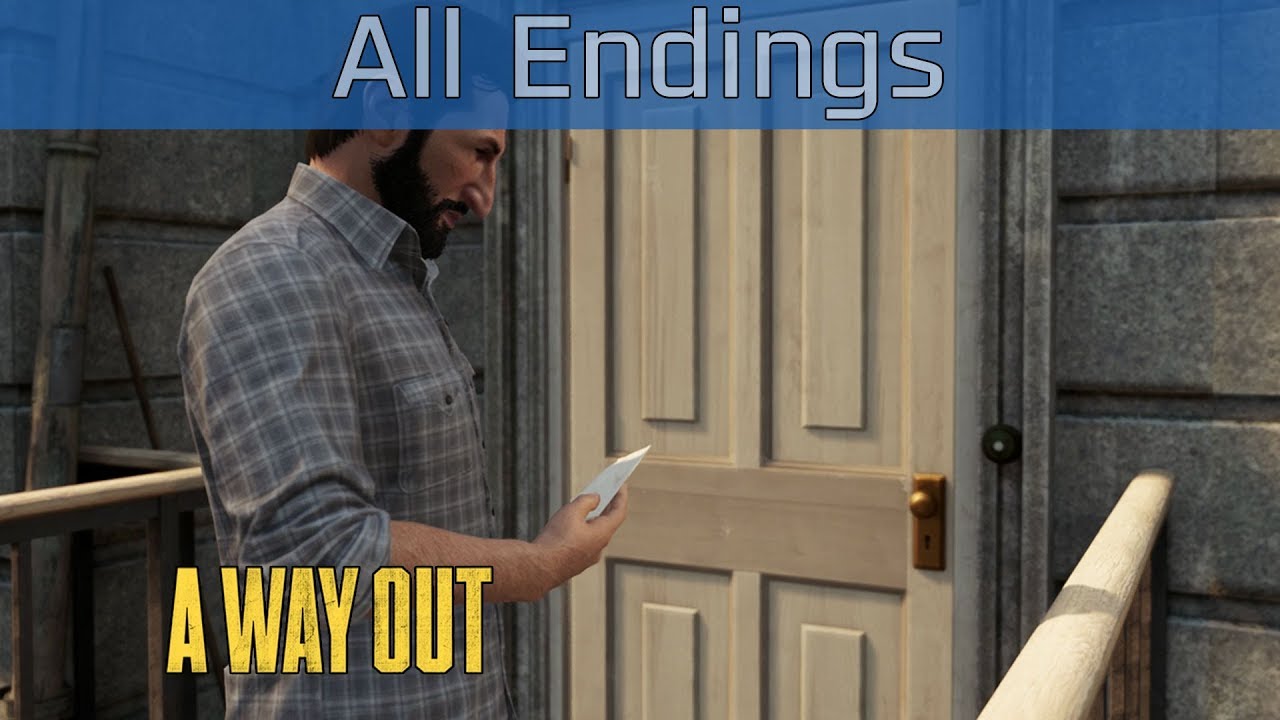 A Way Out - All Endings and Credits [HD 1080P/60FPS]