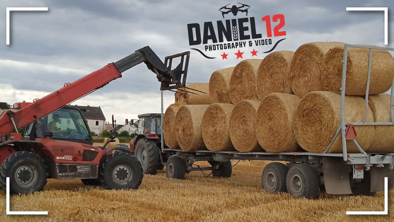 ✔Zbieranie słomy 2022?!➜3 zestawy?!☆Kubota, Fendt, Massey Ferguson & Manitou!✩Oporowo!🔔Daniel12