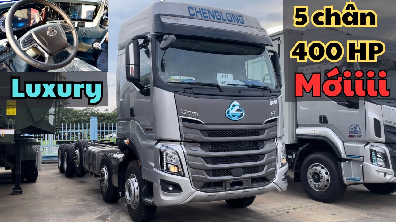 Xe tải 5 chân ChengLong H7 - Cabin Luxury 400HP | 0936.475.666