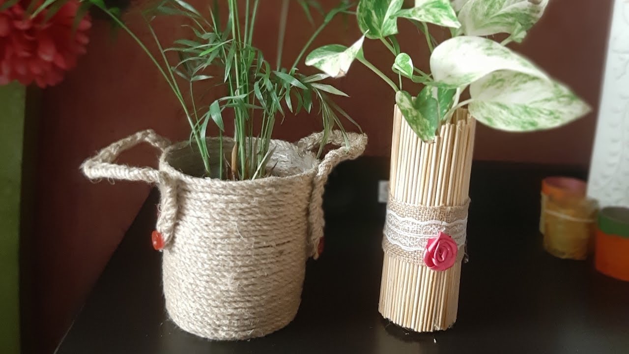 DIY Simple and Easy Indoor Plant Decorating ideas||The best out of waste