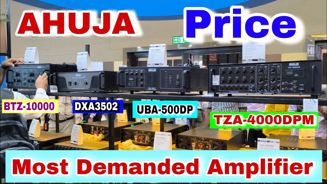 Ahuja Most Demanded Amplifier Price 2026 / Dxa3502 / Tza4000dpm / Btz10000 / Uba500dp Price Review 