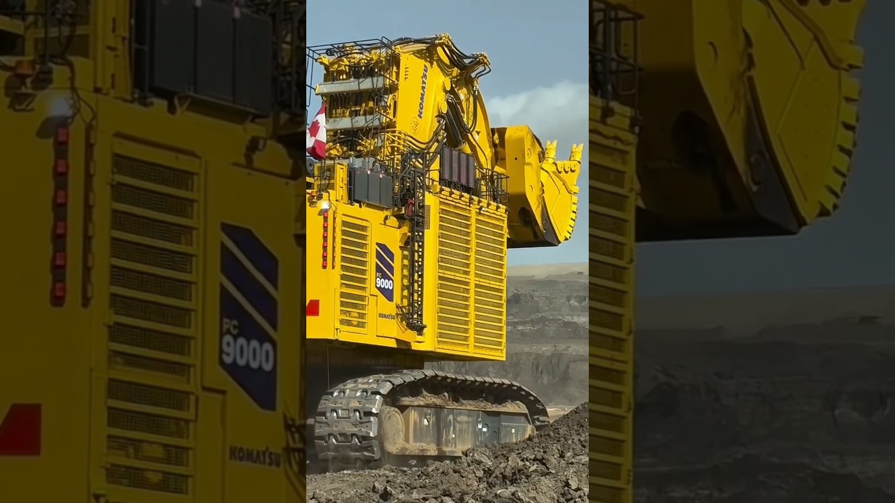 Komatsu recently released its largest excavator the PC-9000 