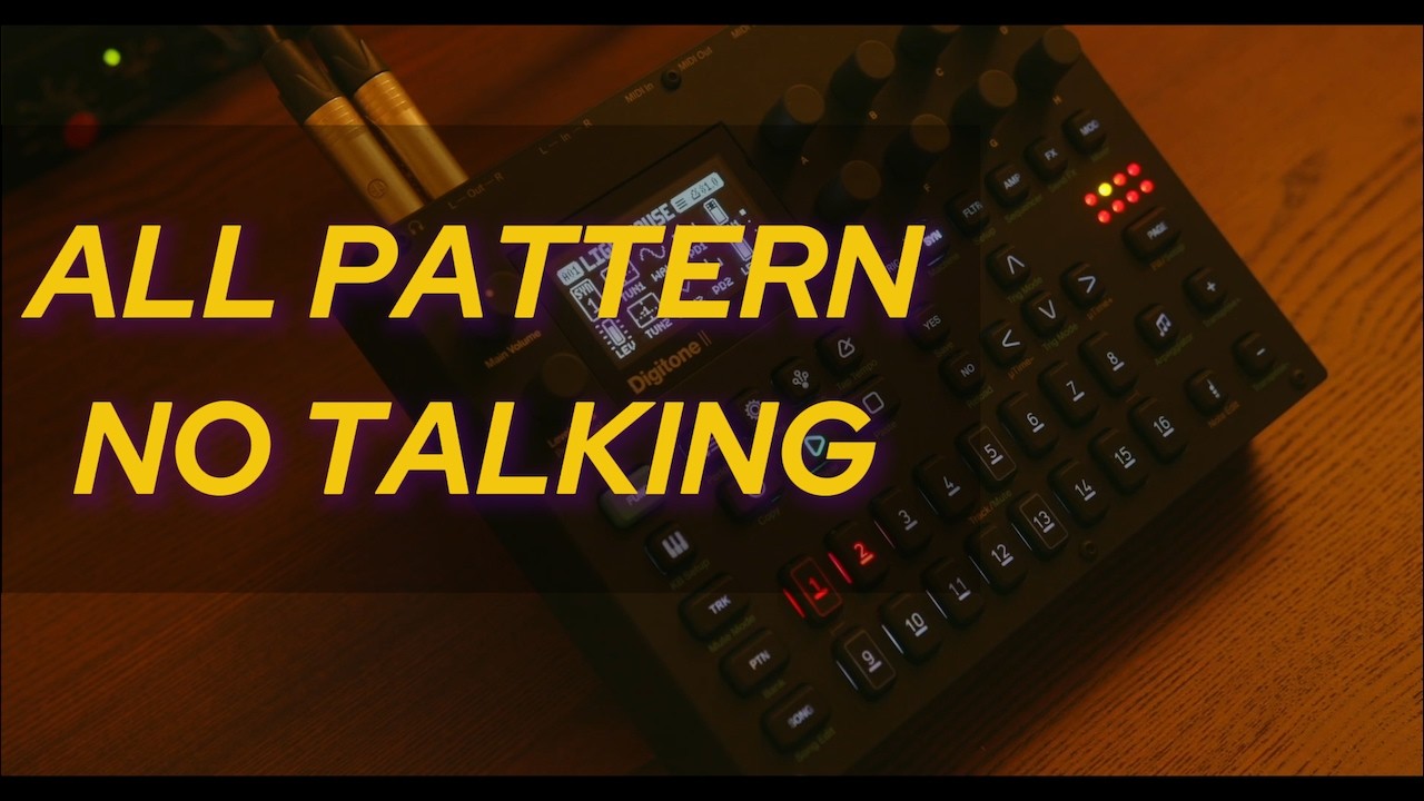 Can the Digitone II Sound This Deep? (All Factory Patterns, No Talking)
