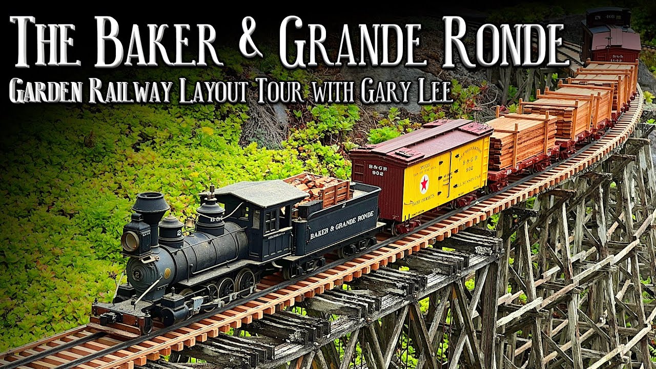 Экскурсия по макету железной дороги Baker & Grande Ronde Garden с Гэри Ли
