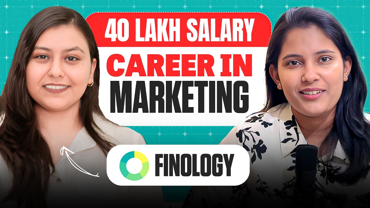 Career in Marketing Roadmap 2025 | Marketing as a Plan B | Finology Marketing Head | Pratiksha
