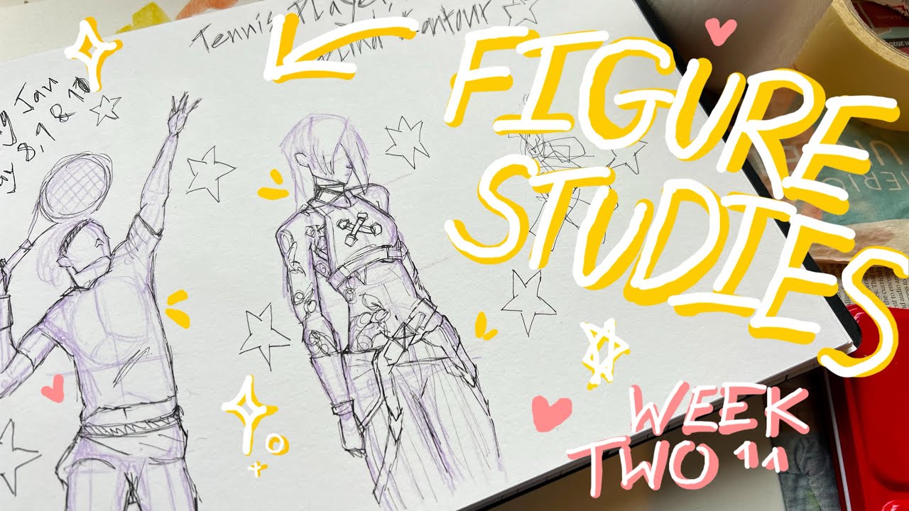 sketch with me, figure studies 