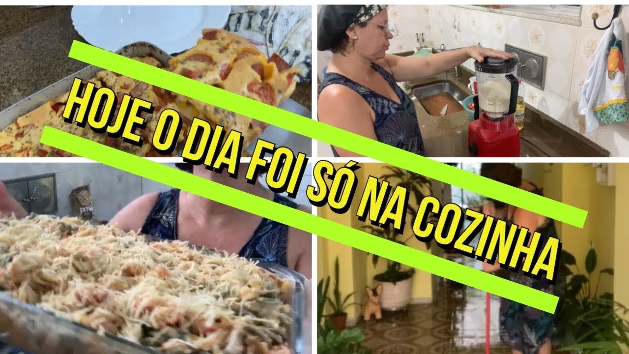 Faxinão na cozinha Um dia inteiro comigo 