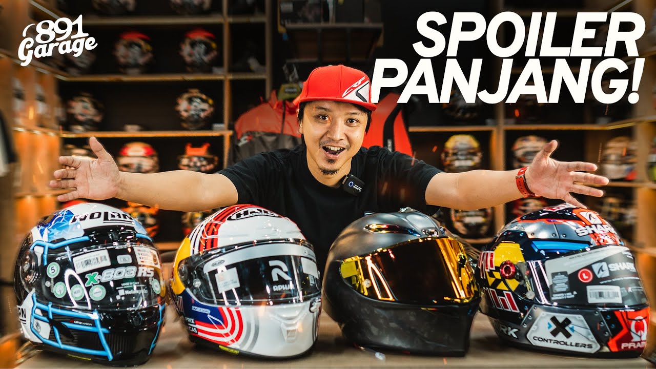 REKOMENDASI HELM SPOILER PANJANG ❗️