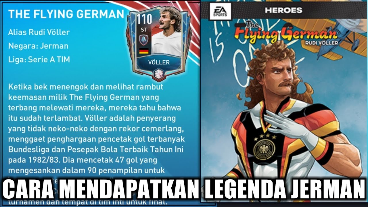 CARA MENDAPATKAN LEGENDA JERMAN! RUDI VOLLER - FIFA MOBILE