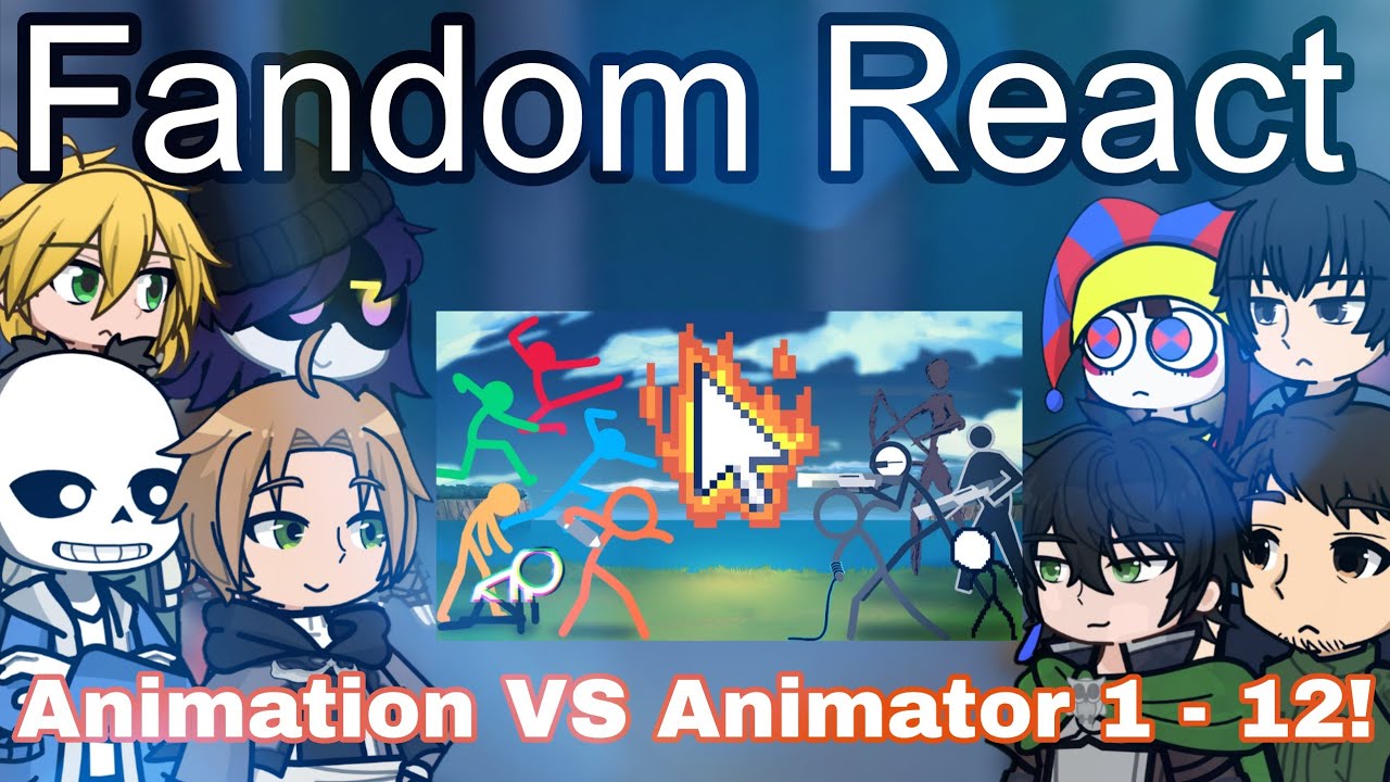 Fandom React Animation VS Animator 1 - 12! (@alanbecker) GL2
