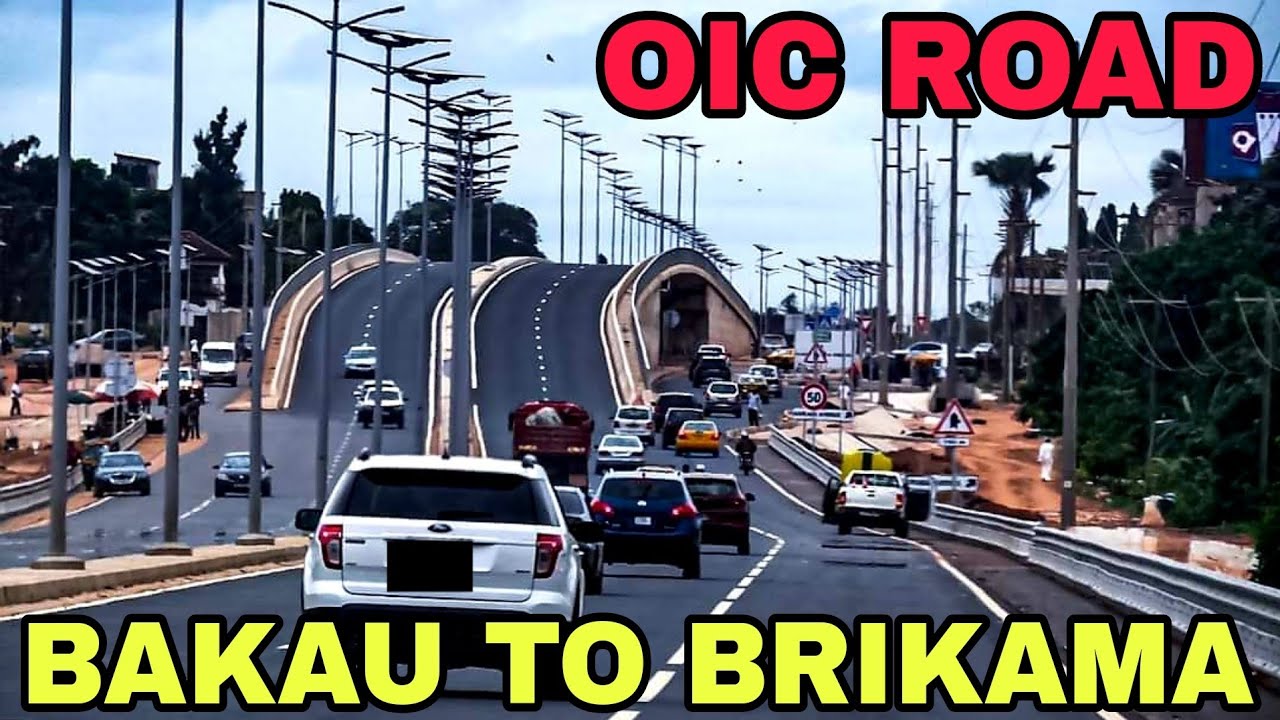 Exploring Gambia: New Town Bakau to Brikama City Tour via the New OIC Road Complete Drive 2024