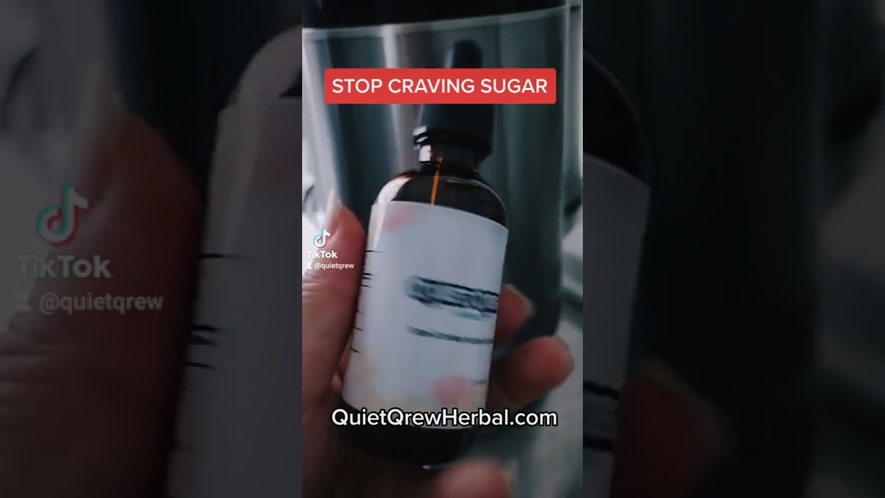 Stop Craving Sugar! Herbal Tincture on QuietQrewHerbal.com 