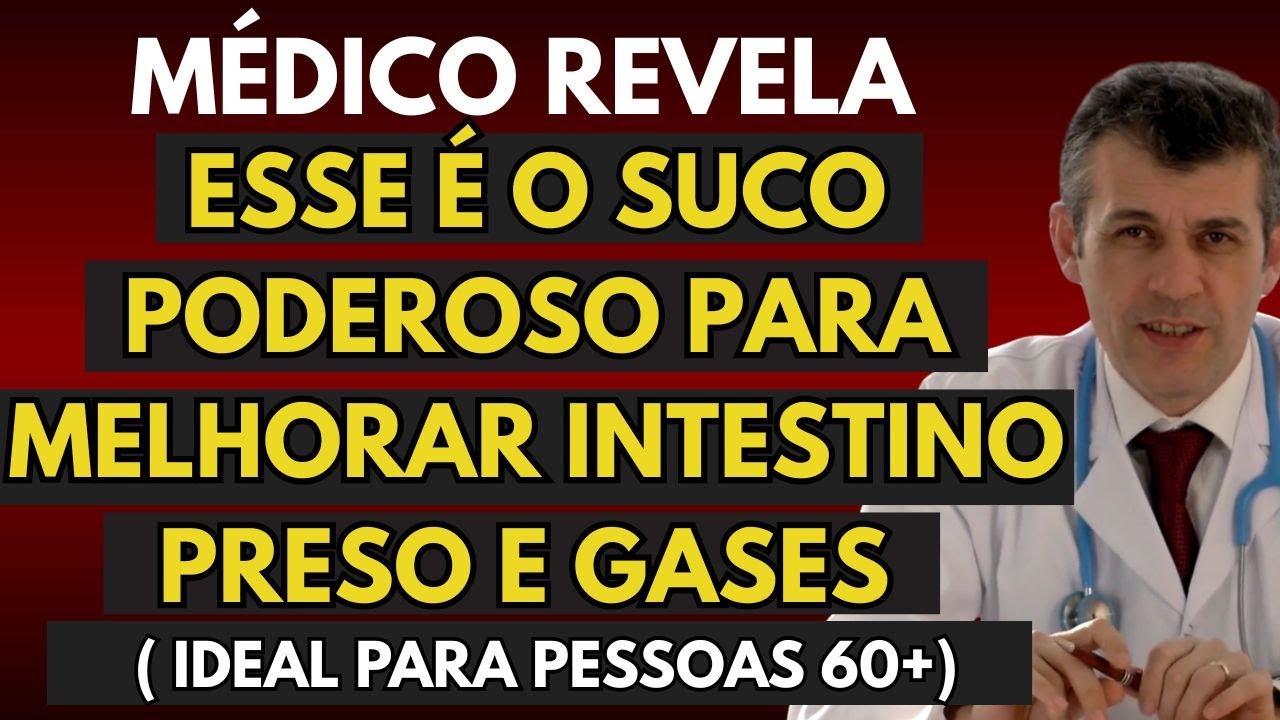 Esse Suco Natural Libera Seu Intestino em Poucos Dias! Incrível Após os 60