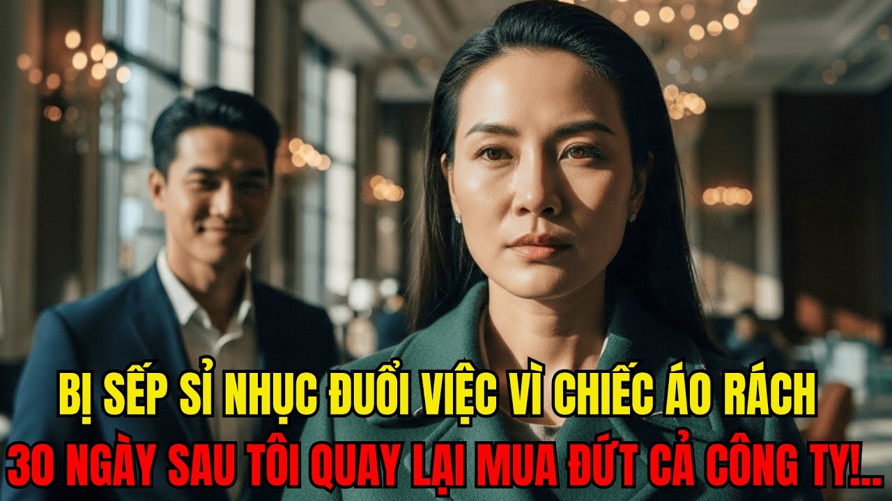 Bị Sỉ Nhục Và Sa Thải Vì Chiếc Áo Rách, 30 Ngày Sau Tôi Quay Lại Mua Đứt Cả Công Ty!...