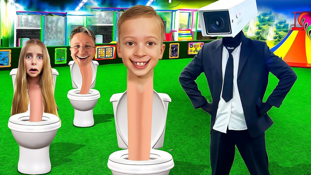 🕵️ Ne ascundem în VECEURILE SKIBIDI în viața reală 🚽