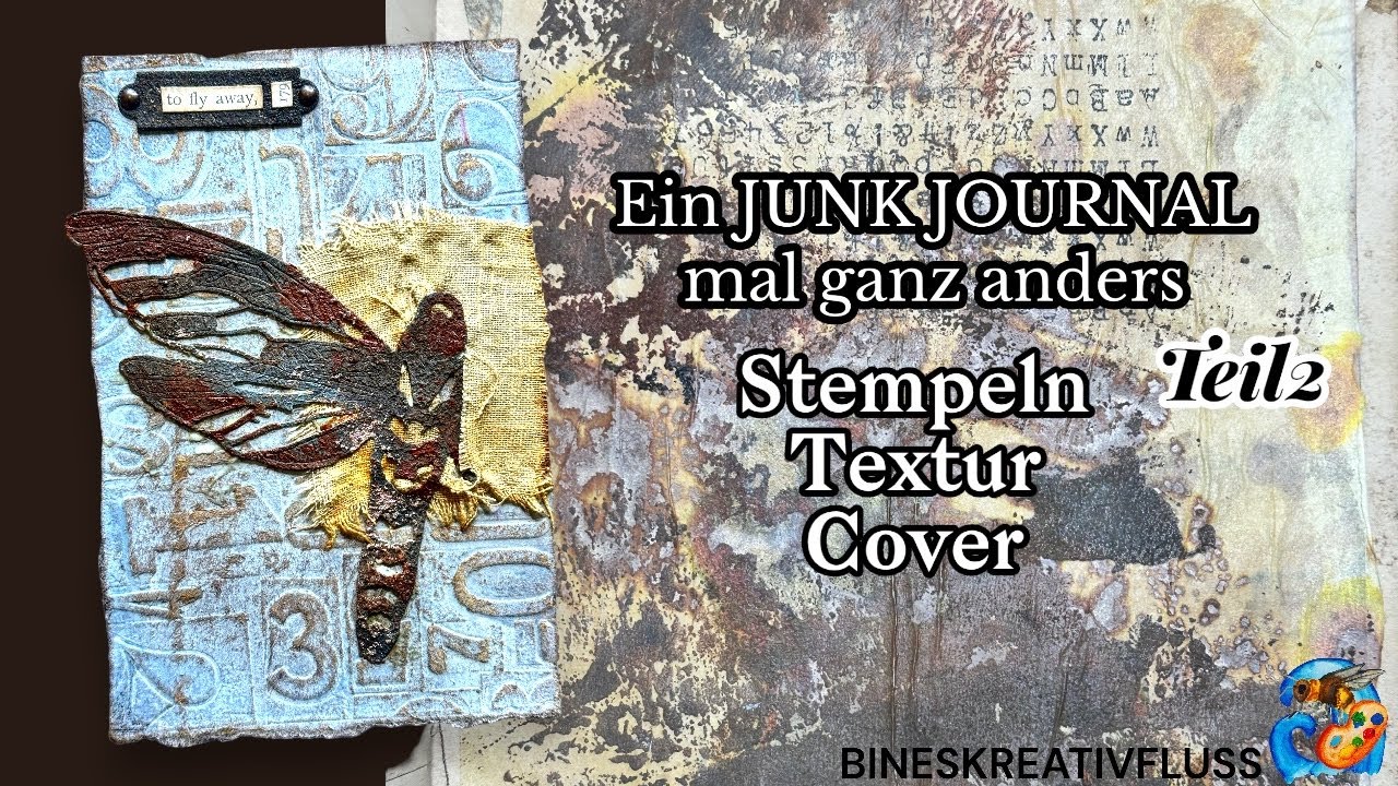 Aufbau eines JUNK JOURNALs Teil 2  / ROST JOURNAL BINESKREATIVFLUSS🐝🎨🌊
