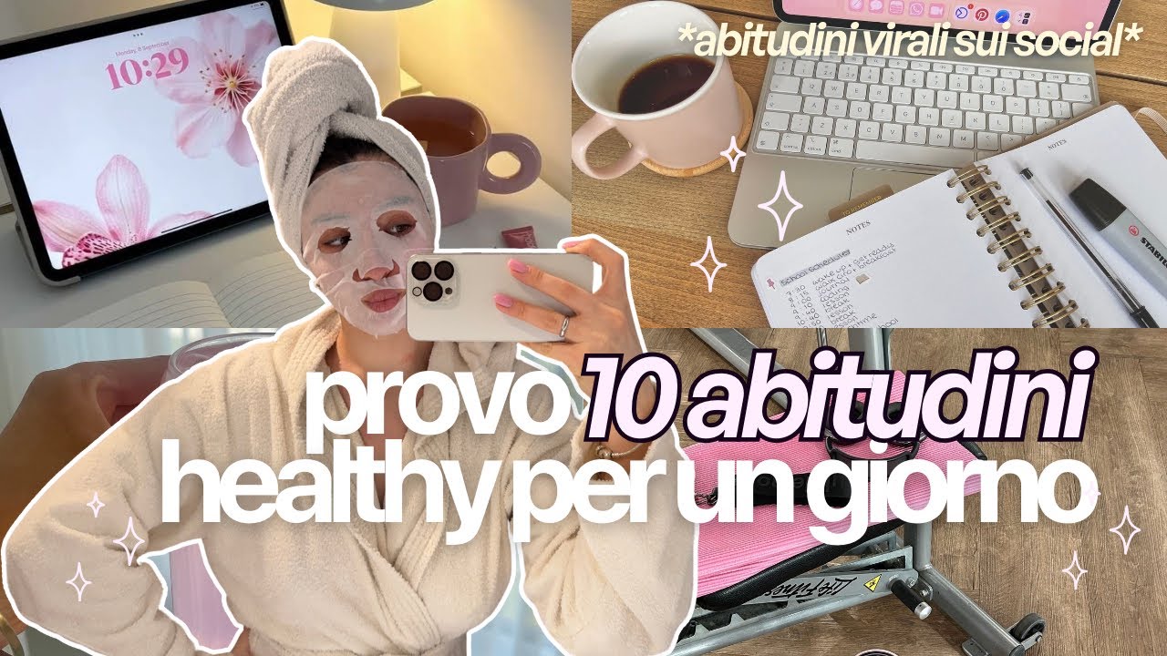 Ho provato 10 abitudini #healthy virali su Pinterest in un #dailyvlog 🌟🥬🪄 