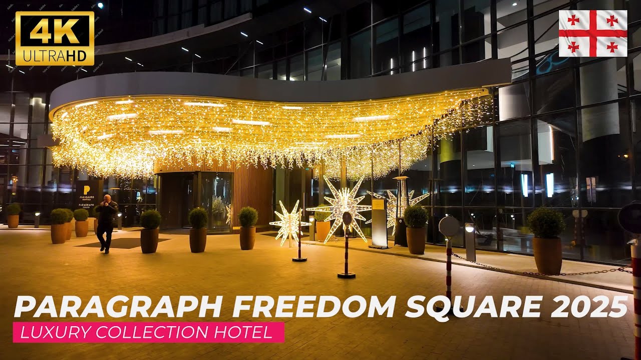 【4K】Tbilisi,Georgia Walking Tour in Paragraph Freedom Square - Luxury Collection Hotel  2025