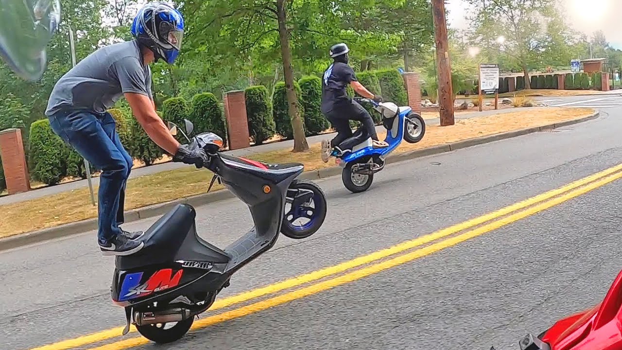 SCOOTER WHEELIES ELITES & ZUMAS all over SEATTLE | Ferry2Ferry