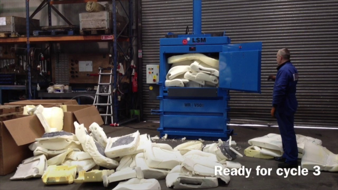 LSM V50 Mill Size Cardboard Baler