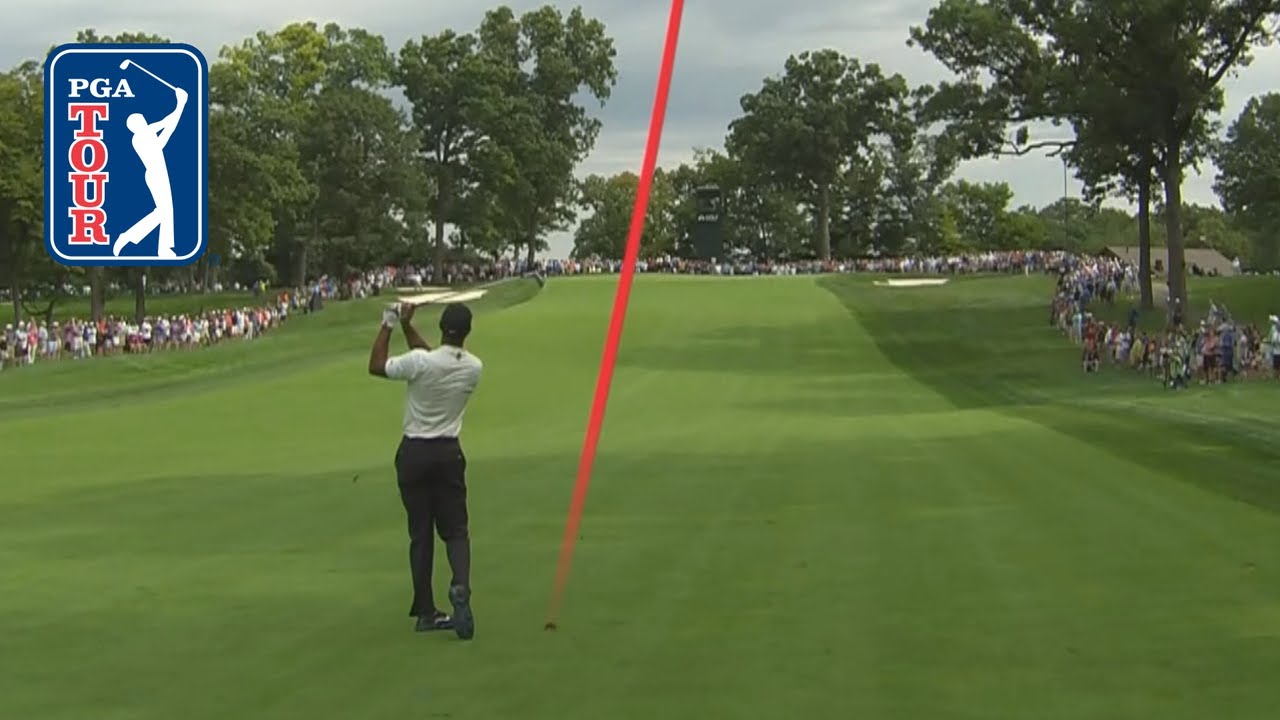 Tiger Woods&rsquo; shot trails at BMW Championship 2019