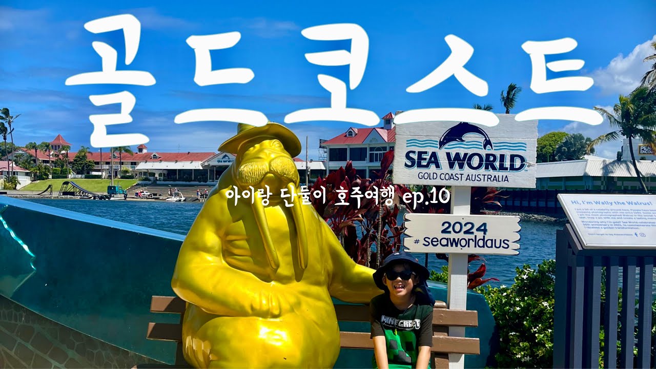 겨울이 다가올 때 골드코스트는 더 따뜻해(더워)진다🌞| 아이랑 골드코스트 vlog | 평일 어학원 보내고 운동하기🏃‍♀️| 골코 수영 강습🏊 | 주말 Sea World 방문🐬🦭🪼🎢