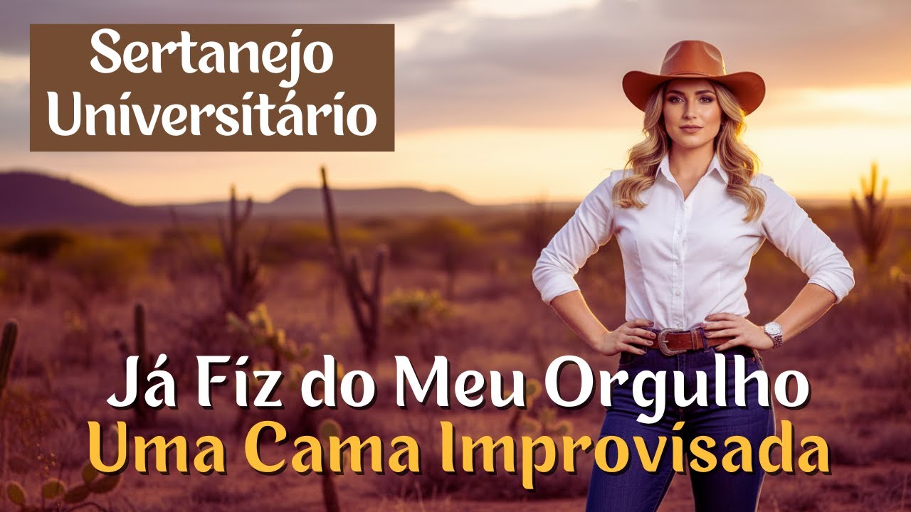 SERTANEJO UNIVERSITÁRIO | Já Fiz do Meu Orgulho Uma Cama Improvisada